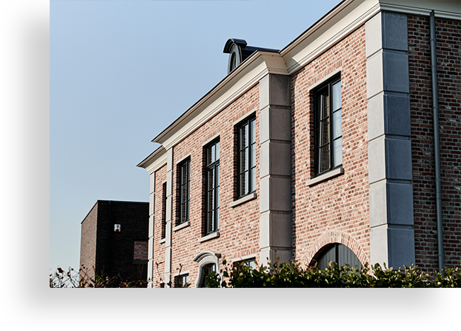 Gevel van gebouw.